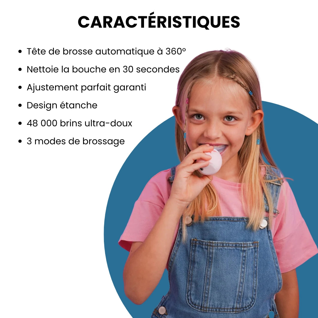 ScandinavianSmiles – Brosse à dents automatique 360° pour enfants (3-12 ans)