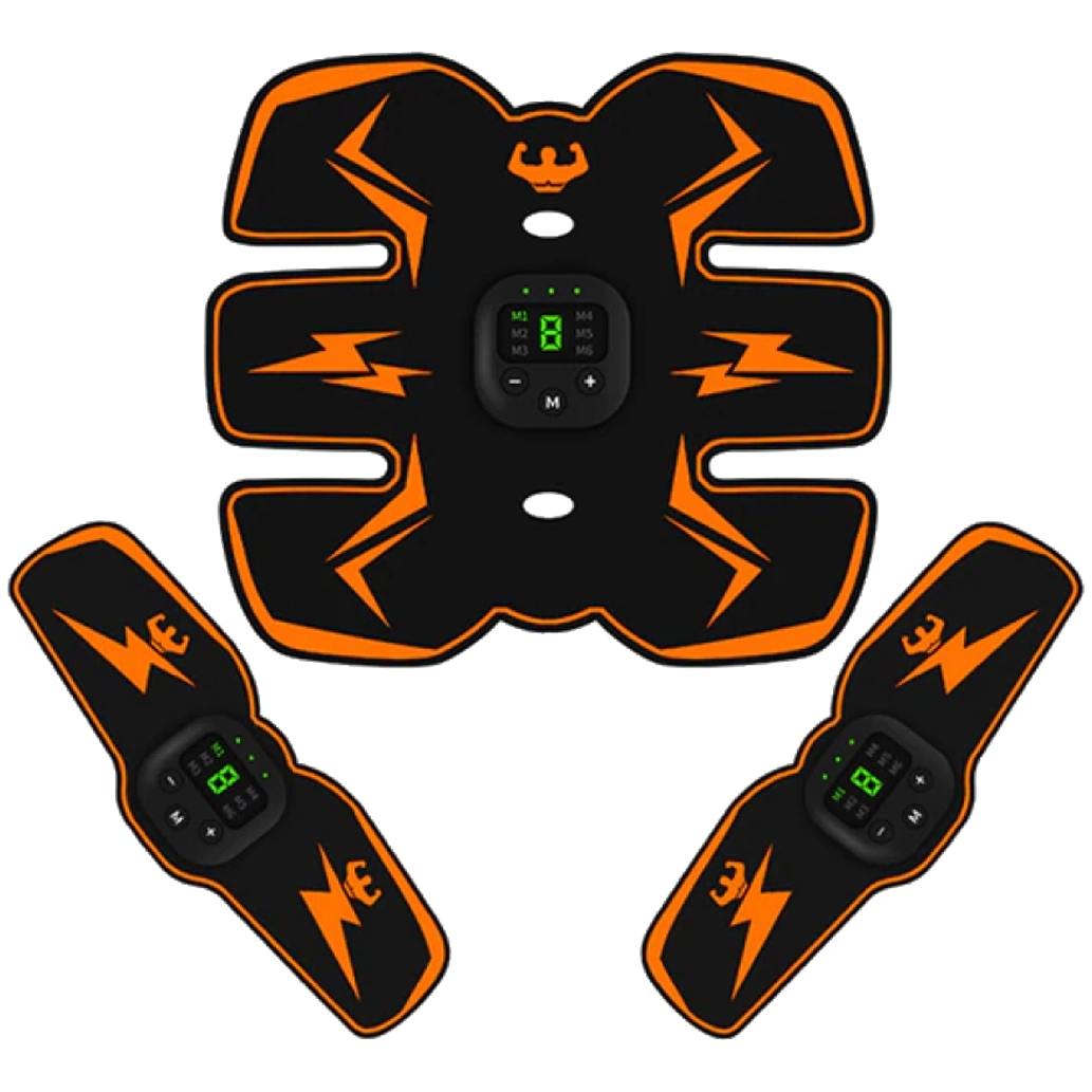 PowerFit – Pack d'électrostimulation pour abdos, bras et jambes