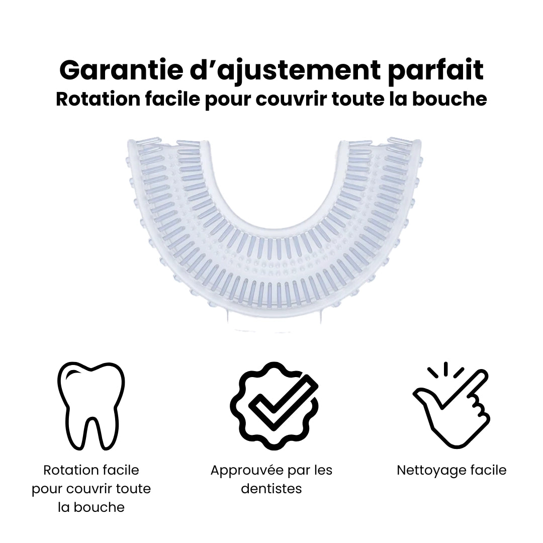 ScandinavianSmiles – Brosse à dents automatique 360° pour enfants (3-12 ans)