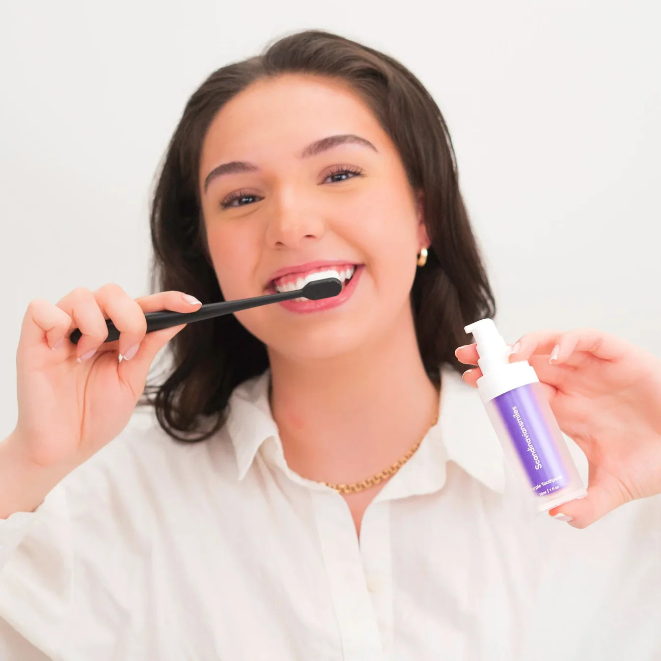 ScandinavianSmiles – Dentifrice violet blanchissant