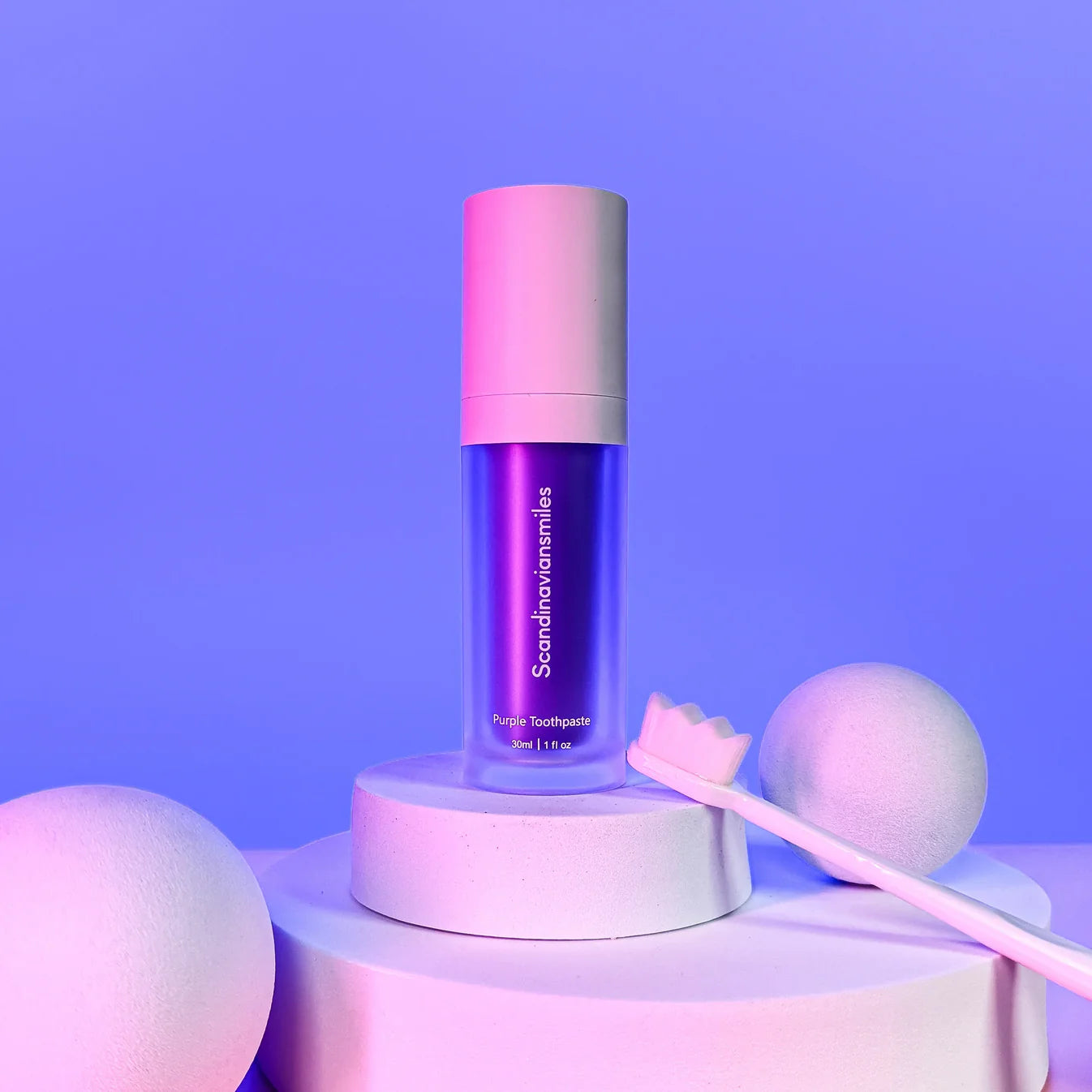 ScandinavianSmiles – Dentifrice violet blanchissant