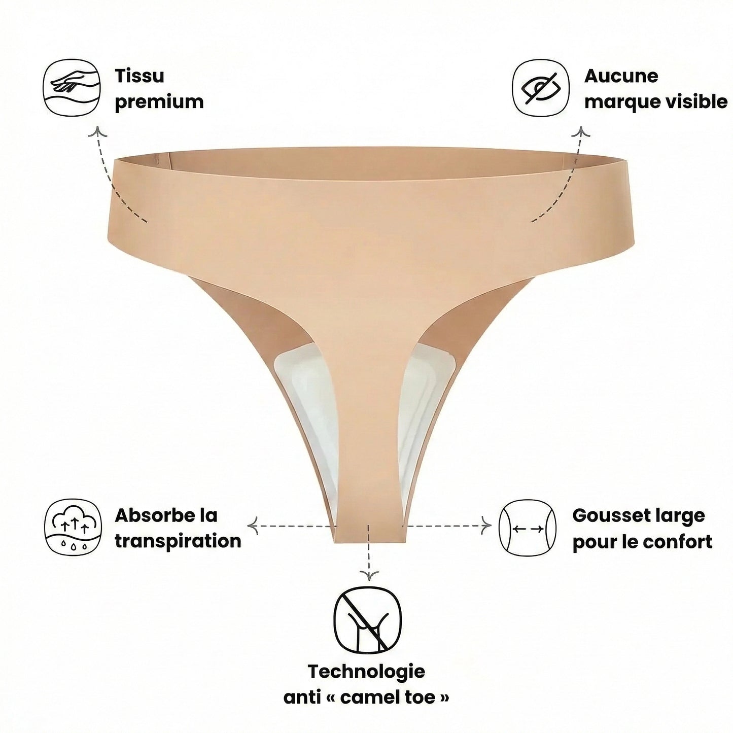 InvisaThong⎟String invisible anti-traces