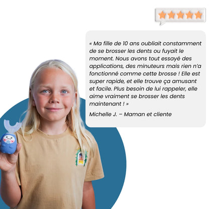 ScandinavianSmiles – Brosse à dents automatique 360° pour enfants (3-12 ans)