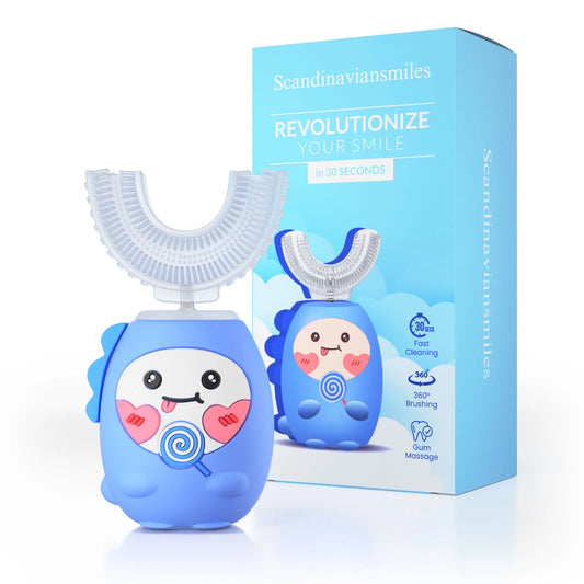 ScandinavianSmiles – Brosse à dents automatique 360° pour enfants (3-12 ans)